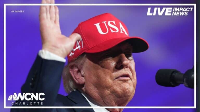 May contain one person wearing a red hat with USA on it.