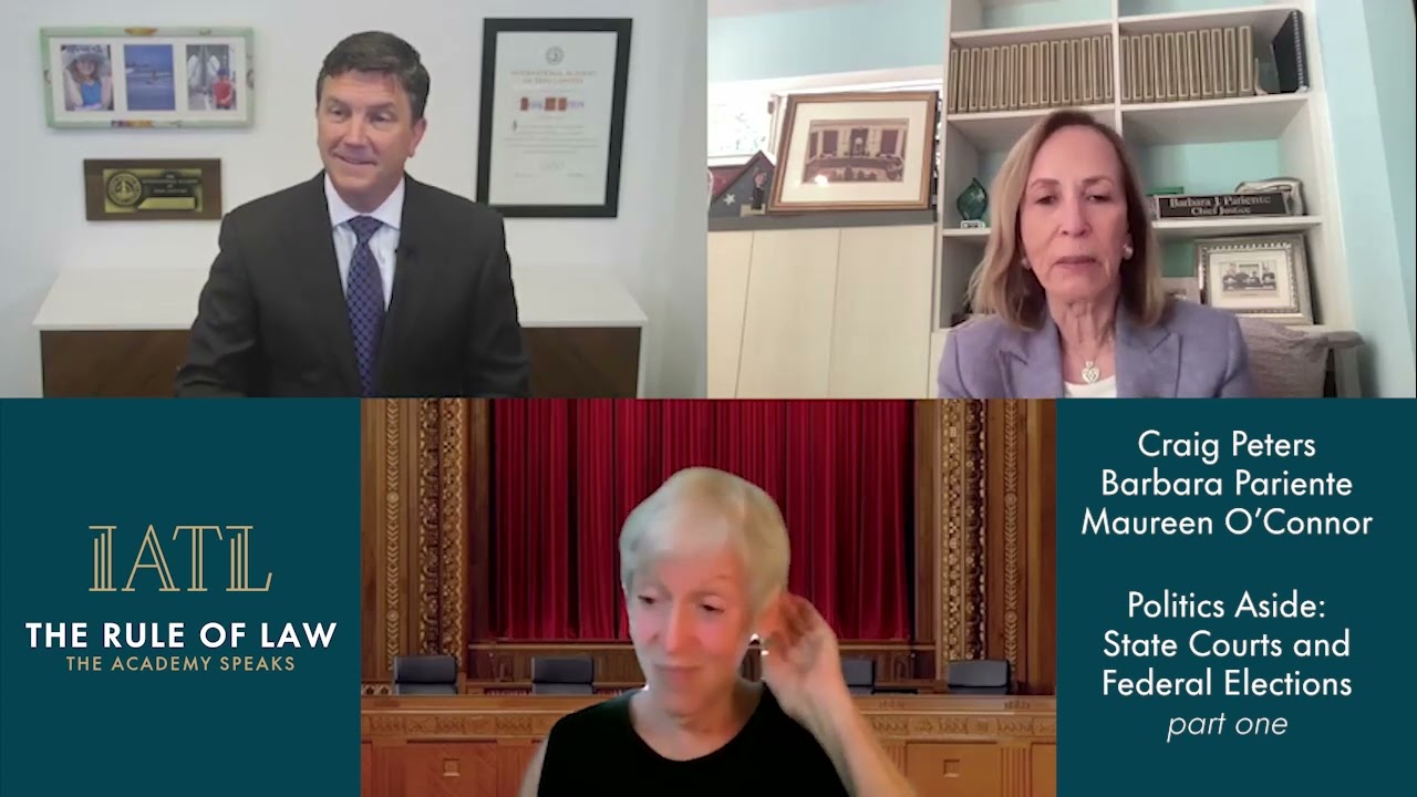 May contain three people on a video call, with text overlay.
