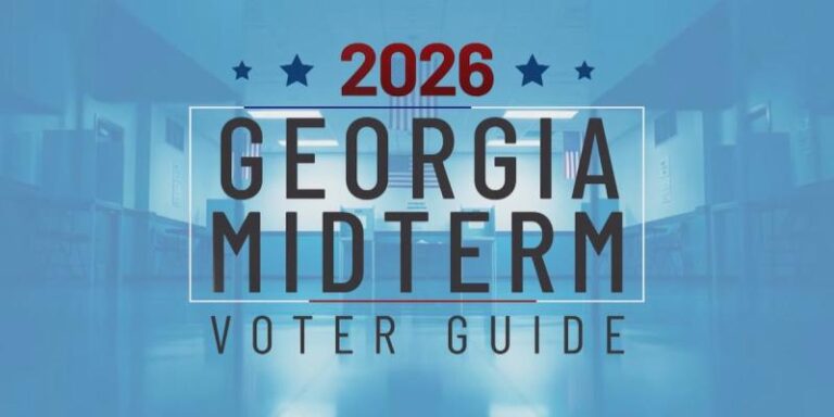 May contain text: 2026 Georgia Midterm Voter Guide.